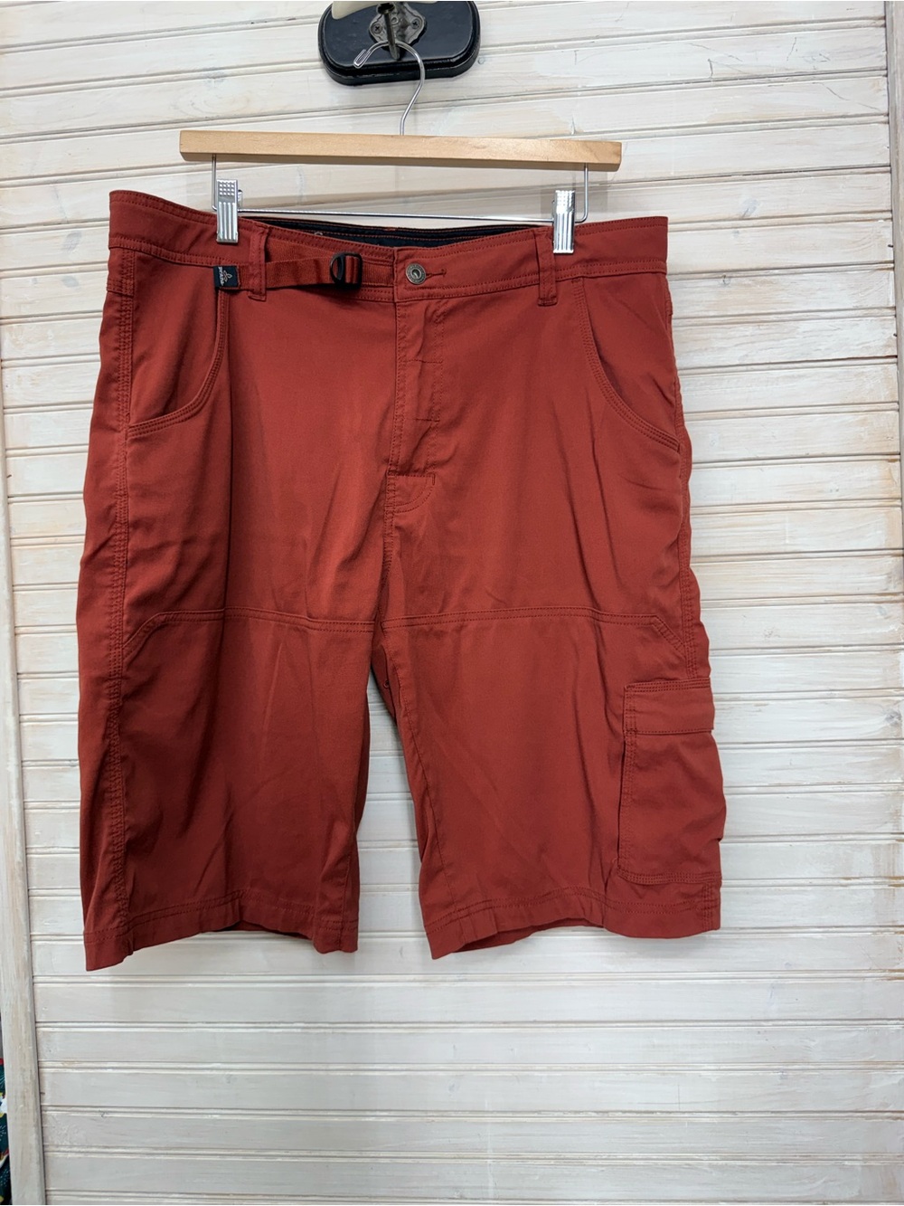 prAna Men’s L Stretch Zion Shorts Terra Cotta